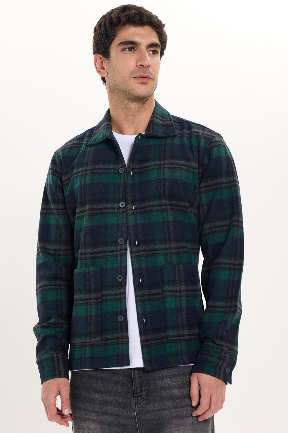 REGULAR FIT LONG SLV CHECK WINTER PAZ GÖMLEK