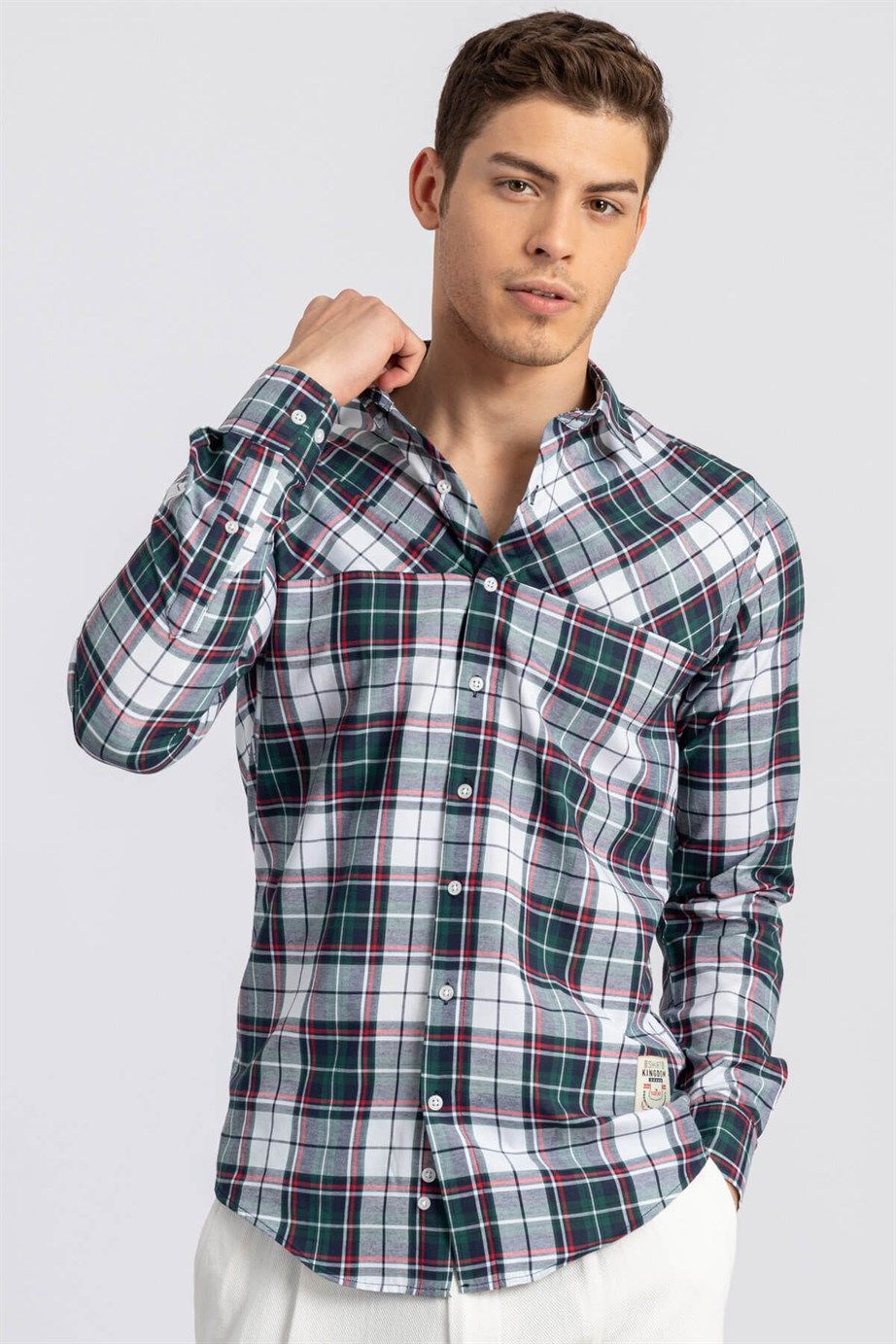 SLIM FIT LONG SLV CHECK JETT  GÖMLEK SLIM FIT CHECKED