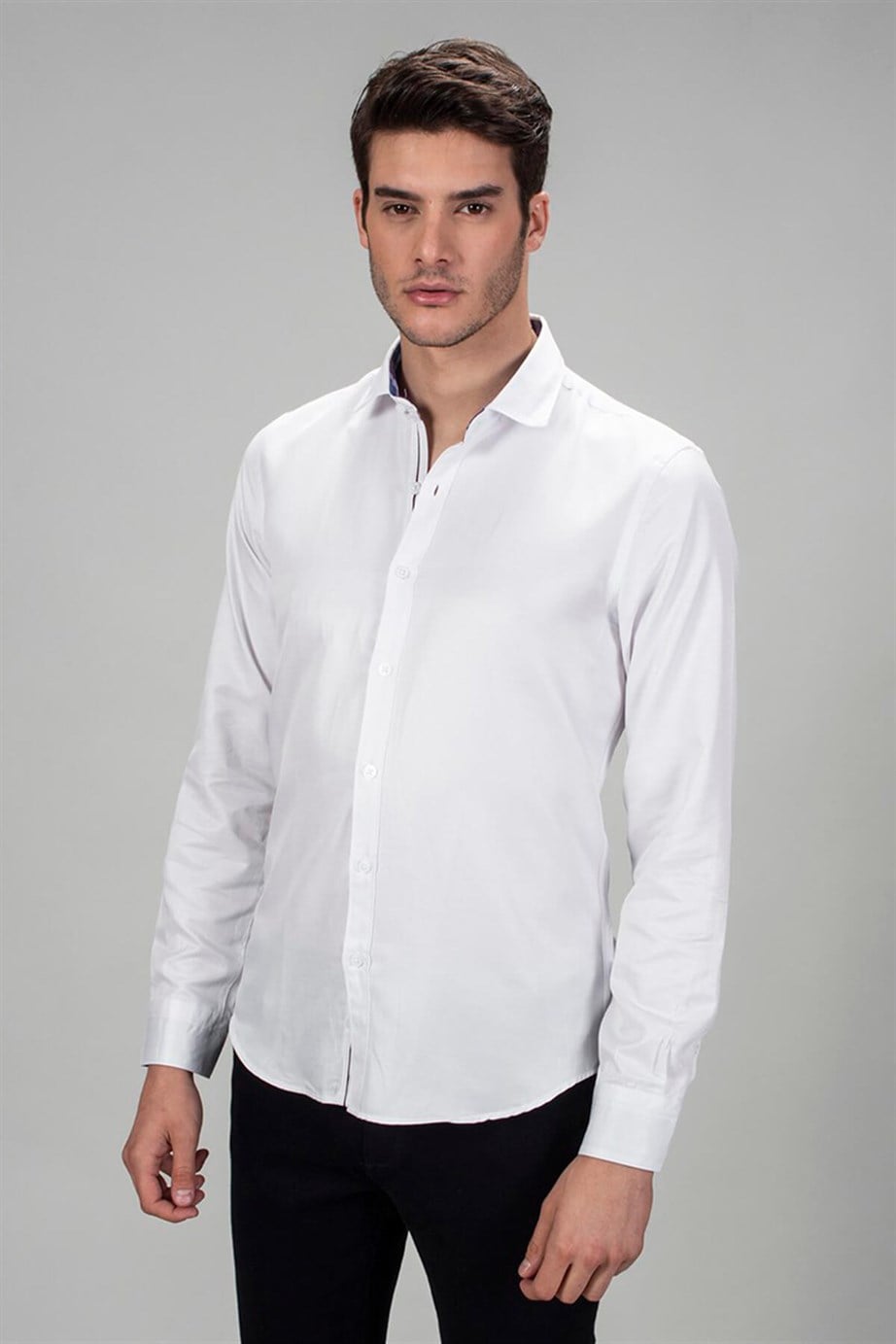 SLIM FIT LONG SLV GABARDİN 70/1   GÖMLEK SLIM FIT SPORT - CASUAL