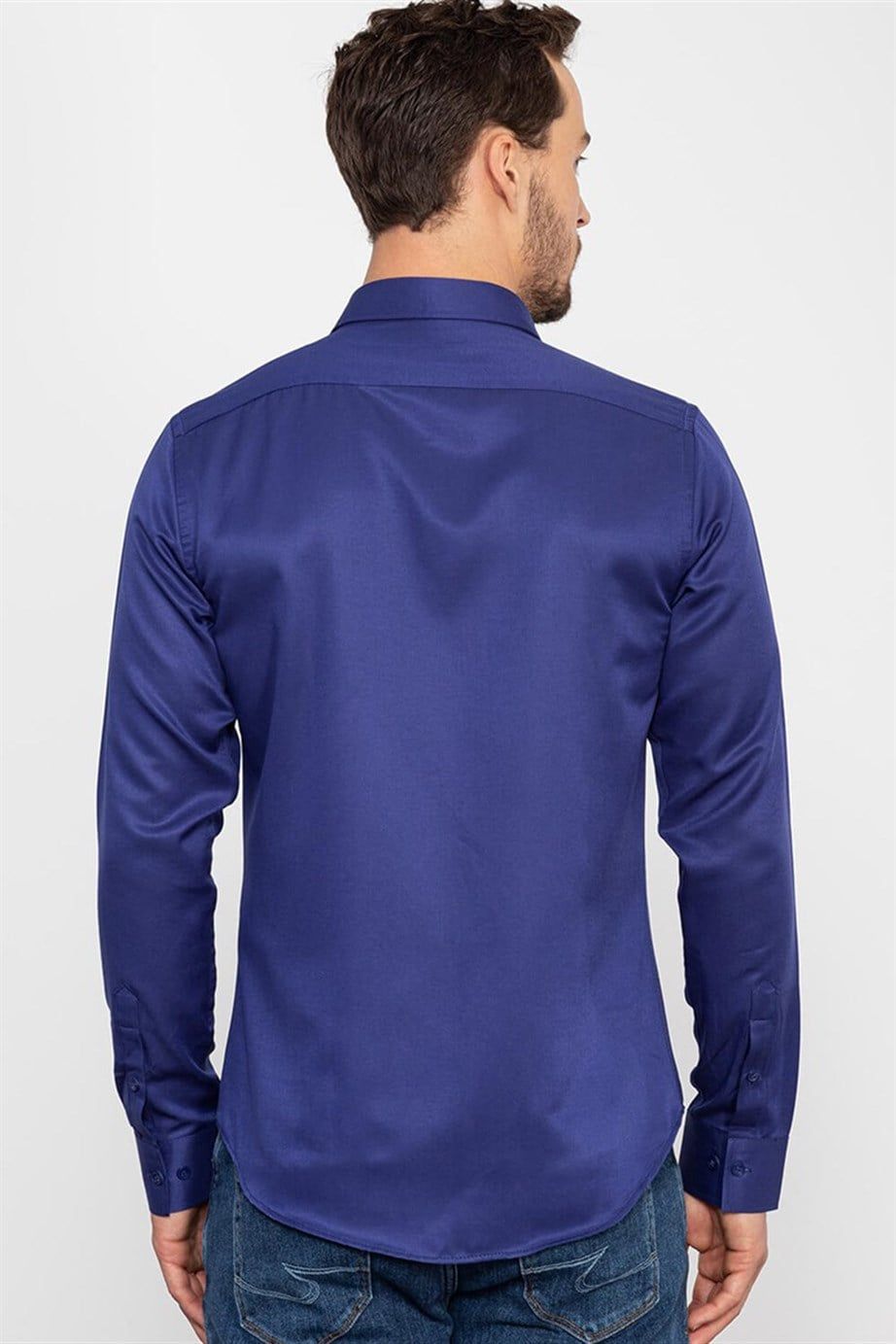 SLIM FIT LONG SLV GABARDIN 71/1   GÖMLEK SLIM FIT SPORT - CASUAL
