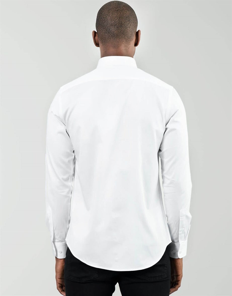 SLIM FIT LONG SLV VOLTZ-1   GÖMLEK EXCLUSIVE - PLAIN