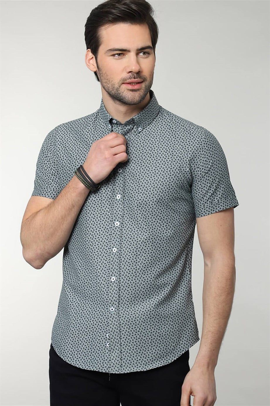 SLIM FIT SHORT SLV EMESTO   GÖMLEK SLIM FIT SUMMER SEASON