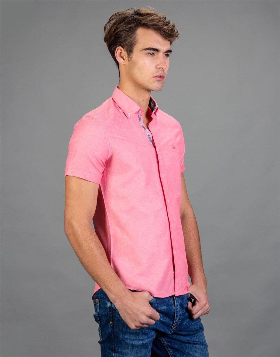 SLIM FIT SHORT SLV SAMRA 90/1   GÖMLEK SLIM FIT SUMMER SEASON