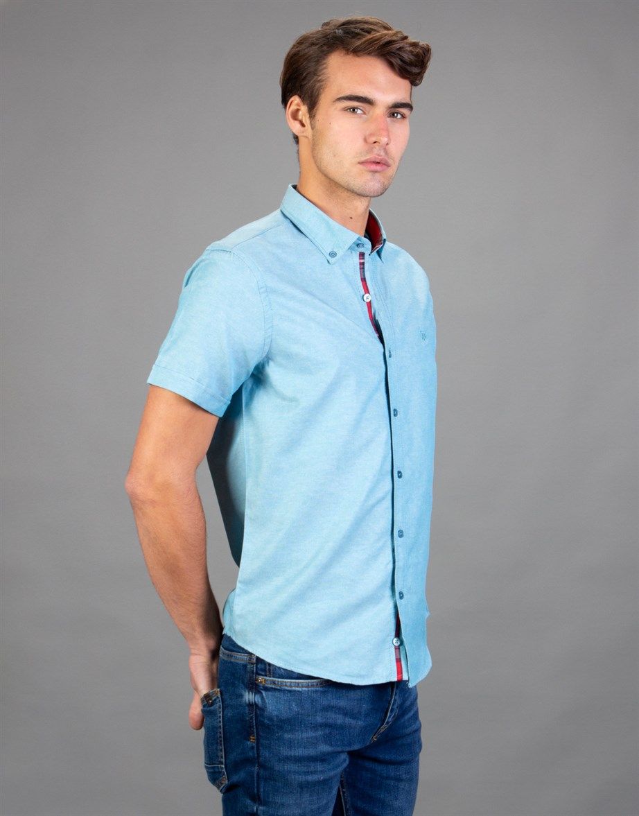 SLIM FIT SHORT SLV SAMRA 90/1   GÖMLEK SLIM FIT SUMMER SEASON