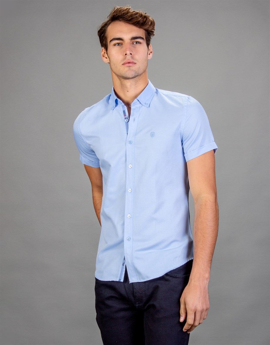 SLIM FIT SHORT SLV SAMRA 90/1   GÖMLEK SLIM FIT SUMMER SEASON
