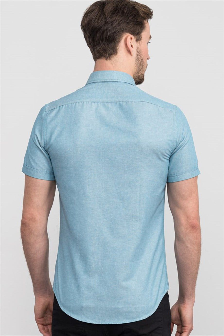 SLIM FIT SHORT SLV SAMRA 91/1   GÖMLEK SLIM FIT SUMMER SEASON