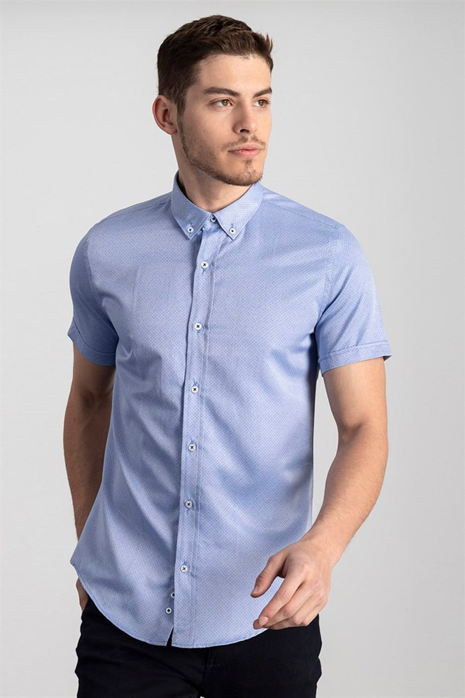 SLIM FIT SHORT SLV ZELGAR   GÖMLEK SLIM FIT SUMMER SEASON