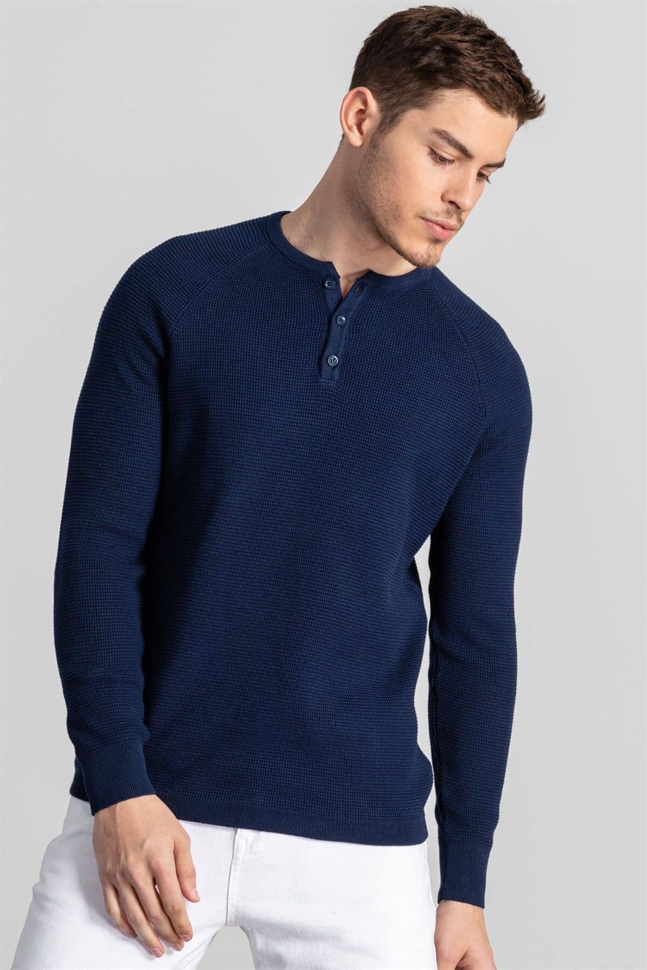 slim fit üç düğmeli yaka kareli