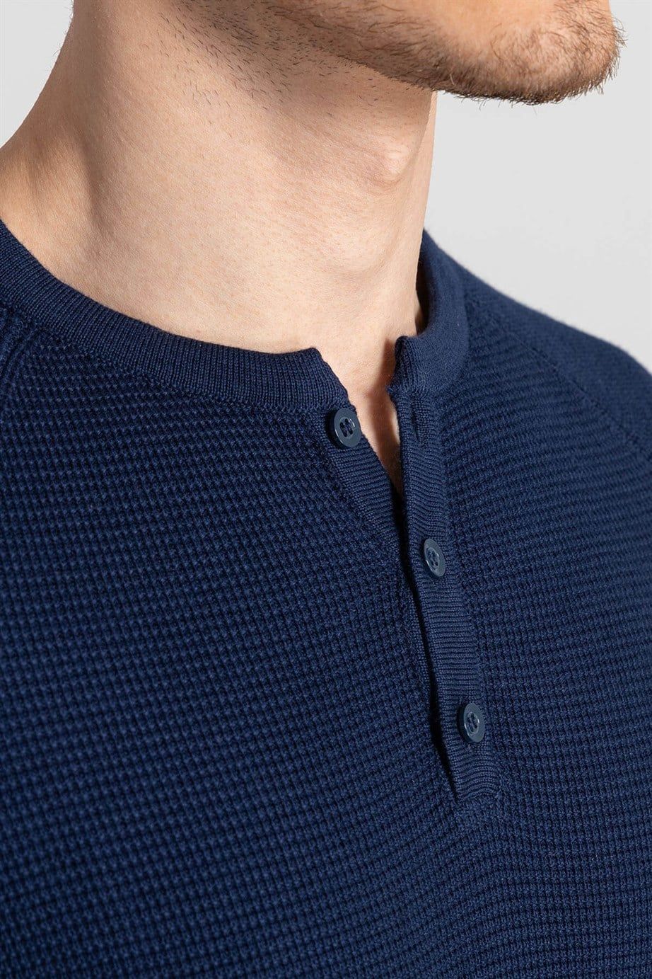 slim fit üç düğmeli yaka kareli