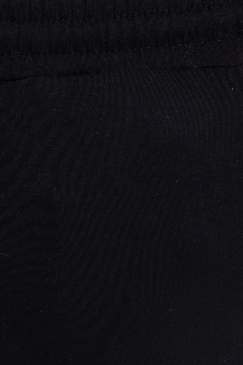 Erkek Slim Fit Dar Kesim Beli Bağcıklı 3 Cepli Geniş Paça Siyah Eşofman Altı