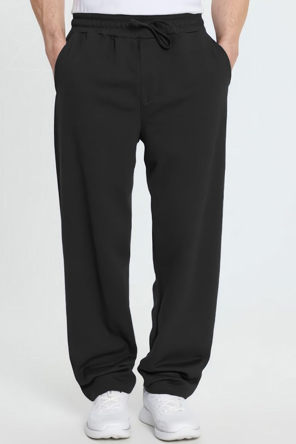 THREE PIECES BAGGY FIT SWEATPANTS PLAIN RJ ONL