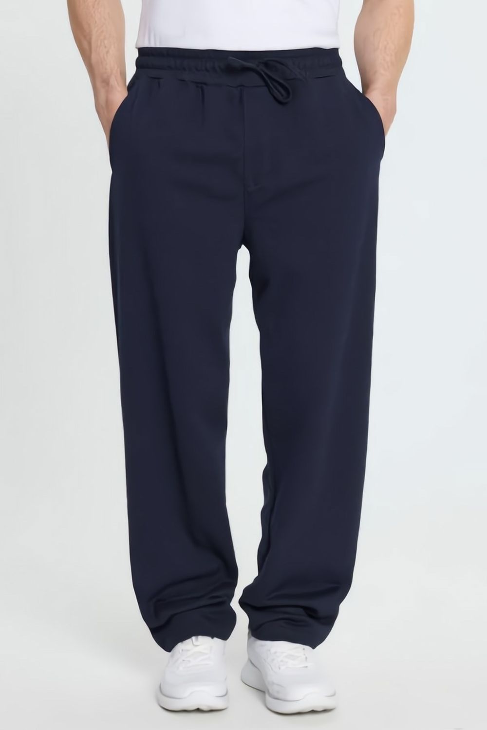 THREE PIECES BAGGY FIT SWEATPANTS PLAIN RJ ONL