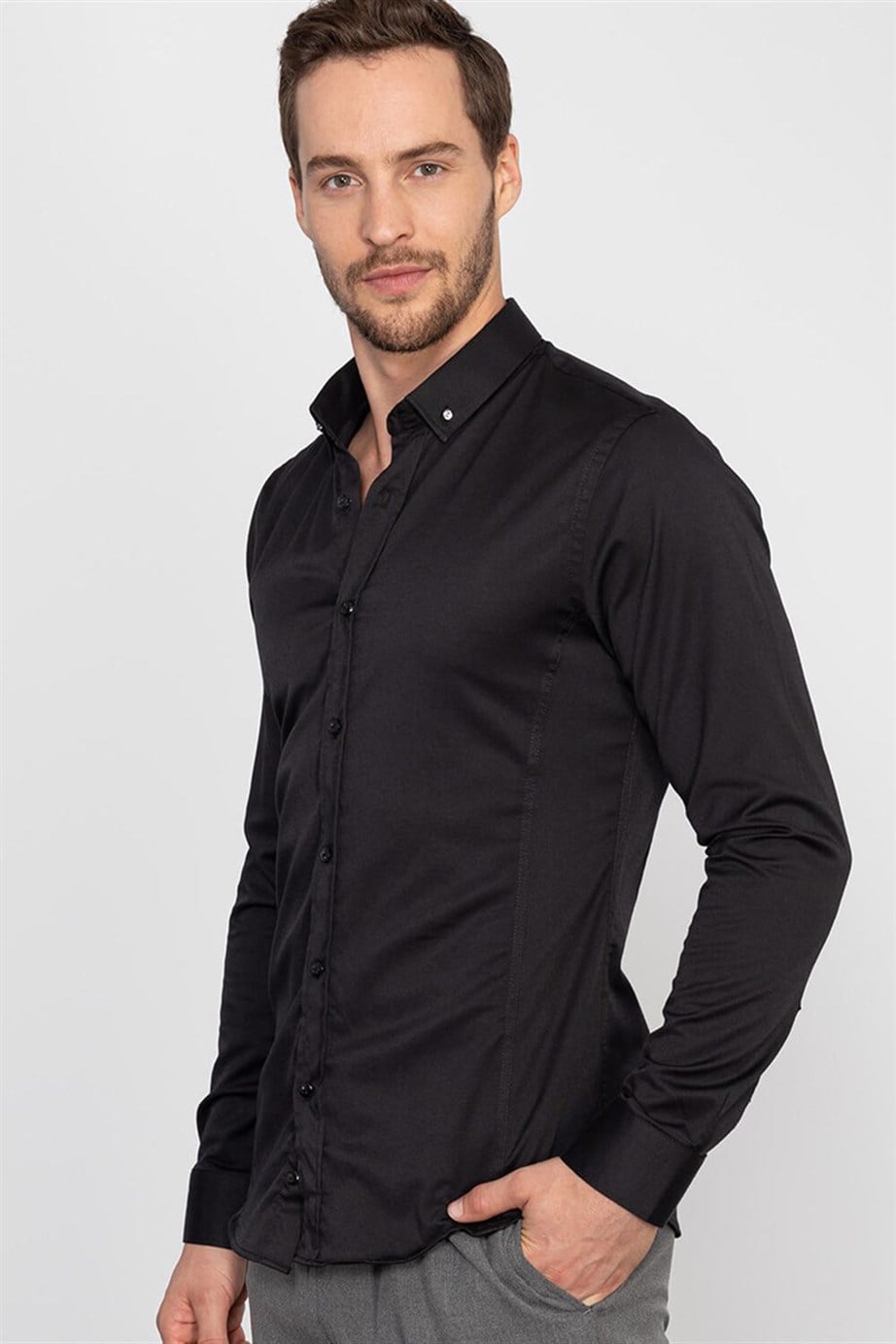 SUPER SLIM FIT LONG SLV KORLA LY   GÖMLEK SLIM FIT SPORT - SMART