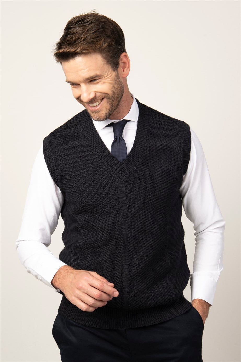 SLEEVELESS SWEATER ROSSI  SÜVETER