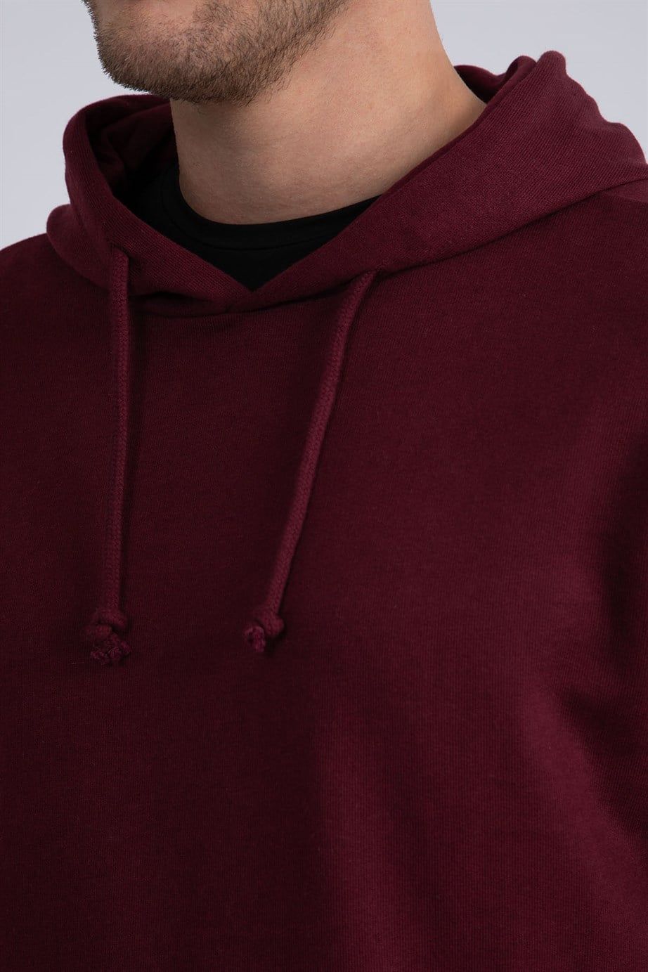 Kapüşonlu Basıc Sweatshirt