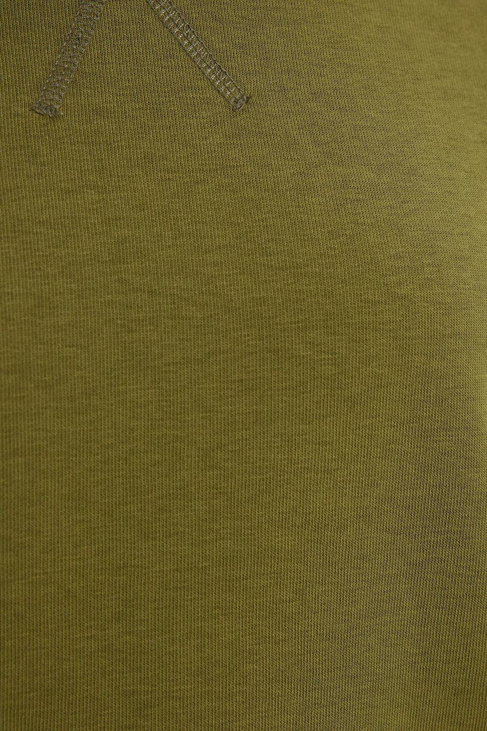 Kadın Oversize Geniş Kesim Pamuk Bisiklet Yaka Basic Sweatshirt