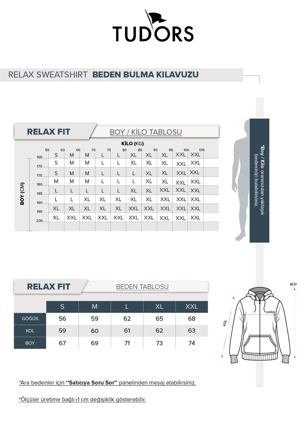 Unisex Relax Fit Rahat Kesim Pamuklu İçi Polarlı Çift Cepli Fermuarlı Kahverengi Kapüşonlu Sweatshirt