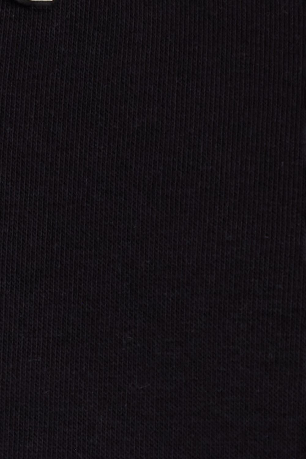 Kadın Relax Fit Rahat Kesim Pamuklu İçi Polarlı Yarım Fermuarlı Siyah Dik Yaka Sweatshirt