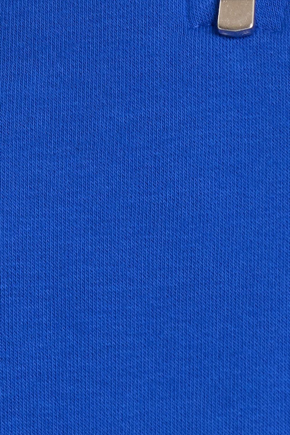 Kadın Relax Fit Rahat Kesim Pamuklu İçi Polarlı Yarım Fermuarlı Sax Mavi Dik Yaka Sweatshirt