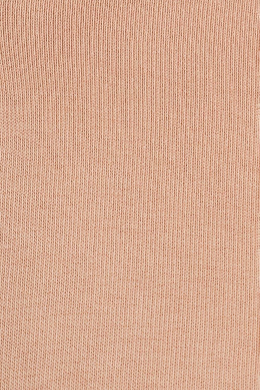 Kadın Relax Fit Rahat Kesim Pamuklu İçi Polarlı Yarım Fermuarlı Taş Renk Dik Yaka Sweatshirt