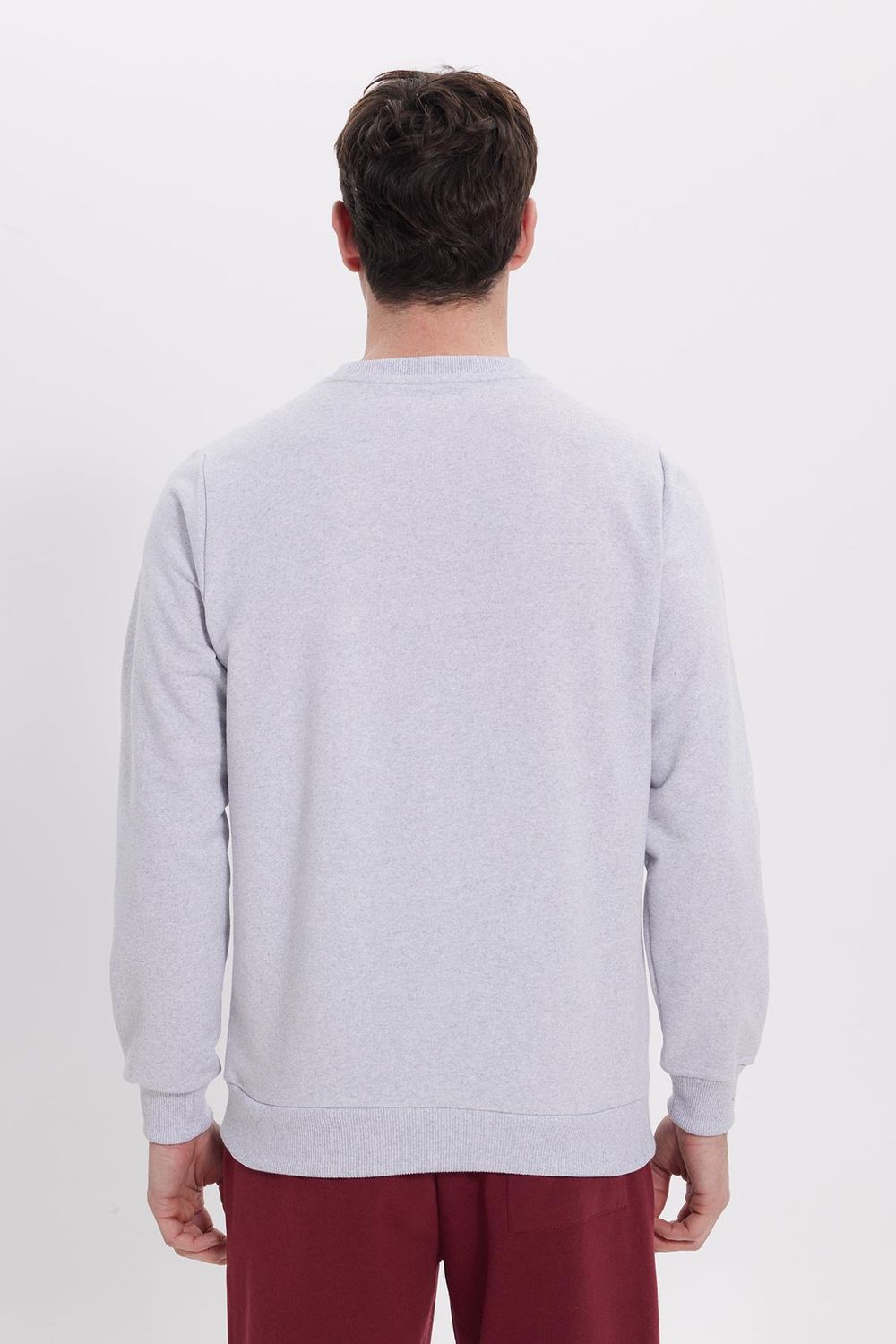 RELAX FIT SWEATSHIRT CREW NECK TWO THREAD COMPACT ONL PLAIN