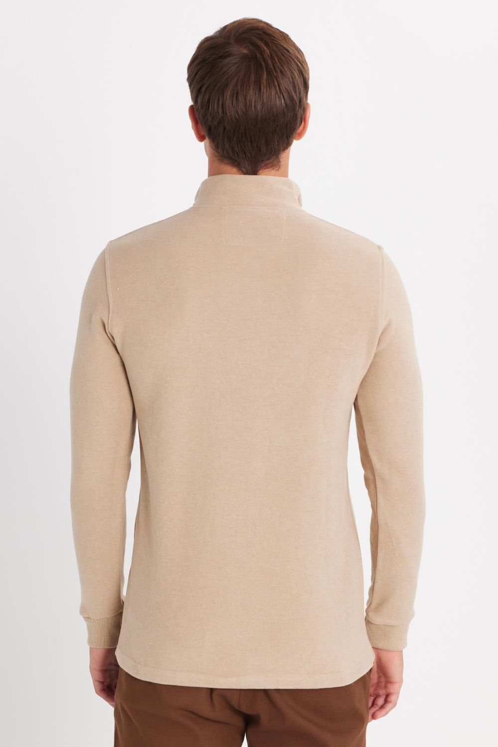 ERKEK SELANİK DİK YAKA  HW 933 SWEATSHIRT