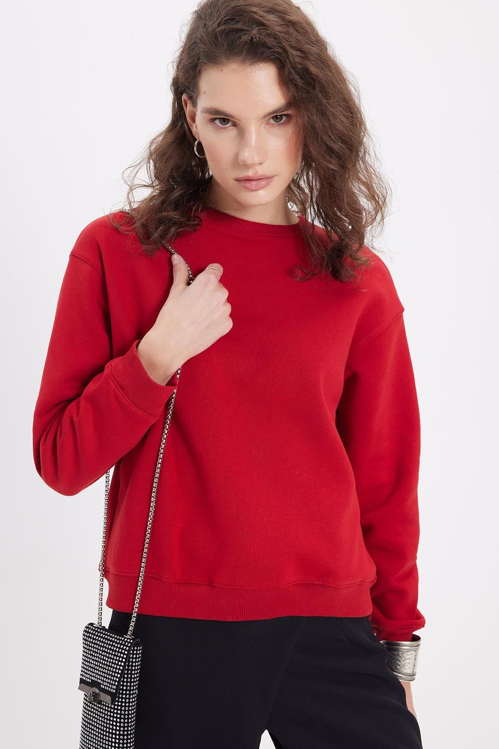 KADIN DÜZ GM SWEATSHIRT