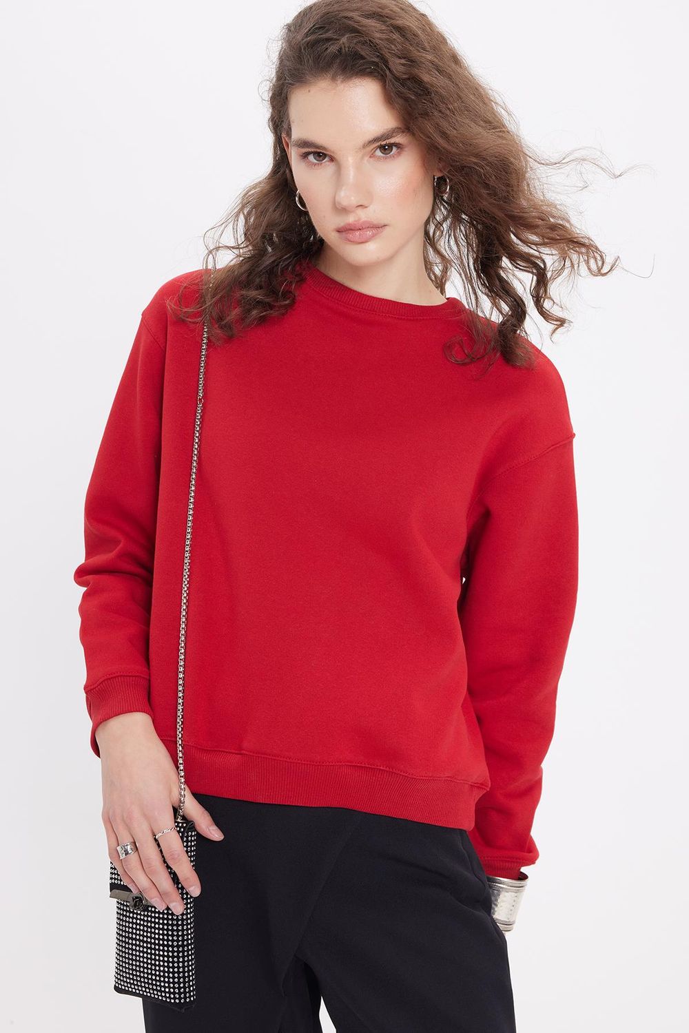 KADIN DÜZ GM SWEATSHIRT
