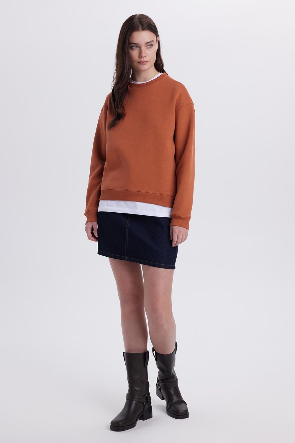 KADIN DÜZ GM SWEATSHIRT