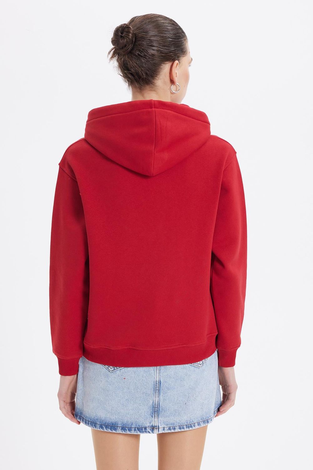KADIN KAPÜŞONLU GM SWEATSHIRT