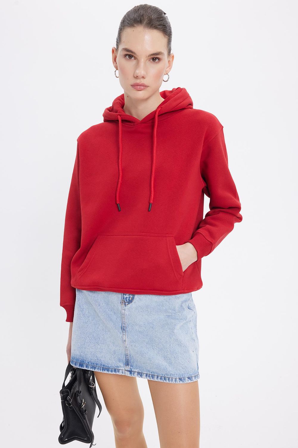 KADIN KAPÜŞONLU GM SWEATSHIRT
