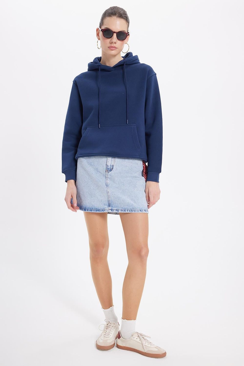 KADIN KAPÜŞONLU GM SWEATSHIRT