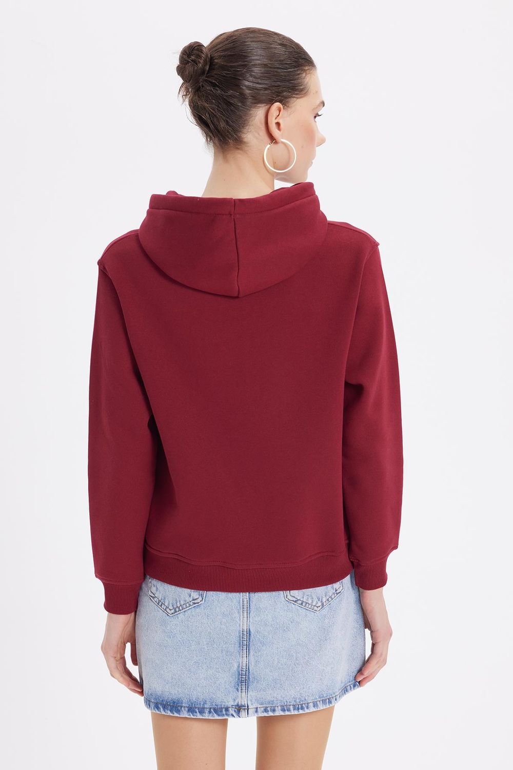 KADIN KAPÜŞONLU GM SWEATSHIRT