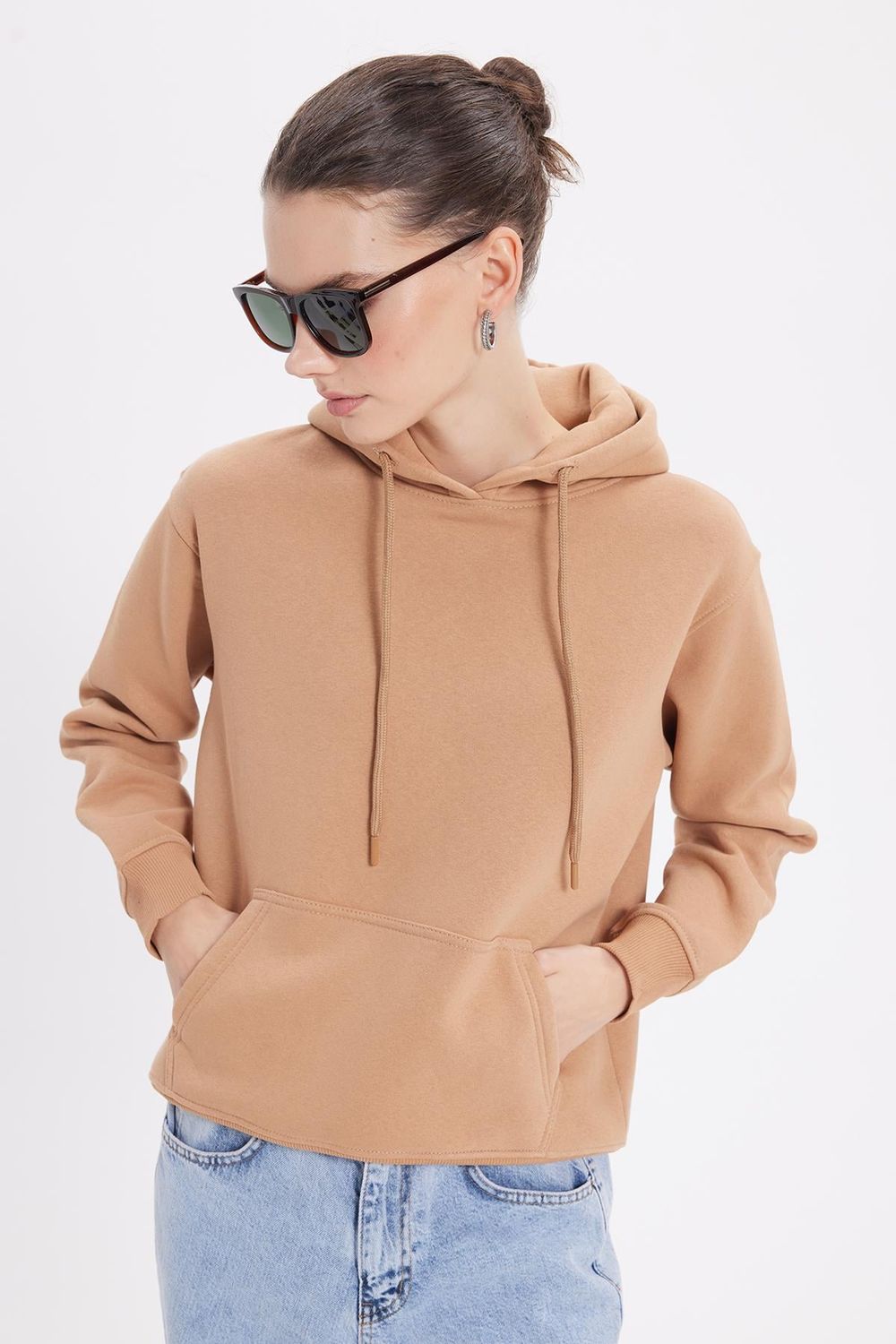 KADIN KAPÜŞONLU GM SWEATSHIRT