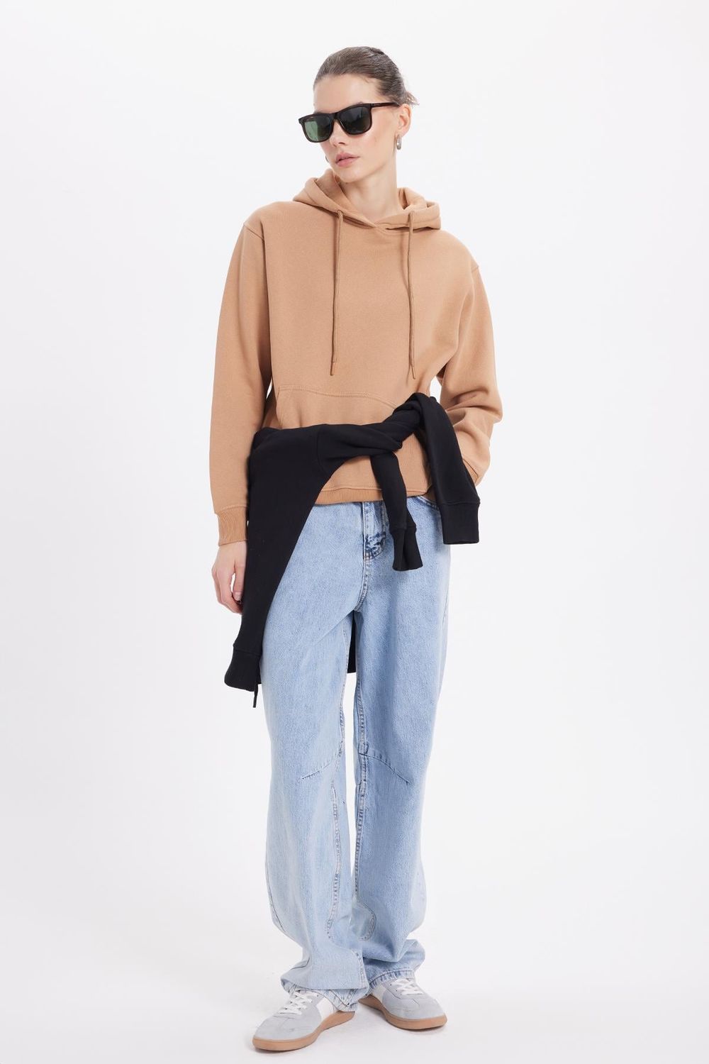 KADIN KAPÜŞONLU GM SWEATSHIRT