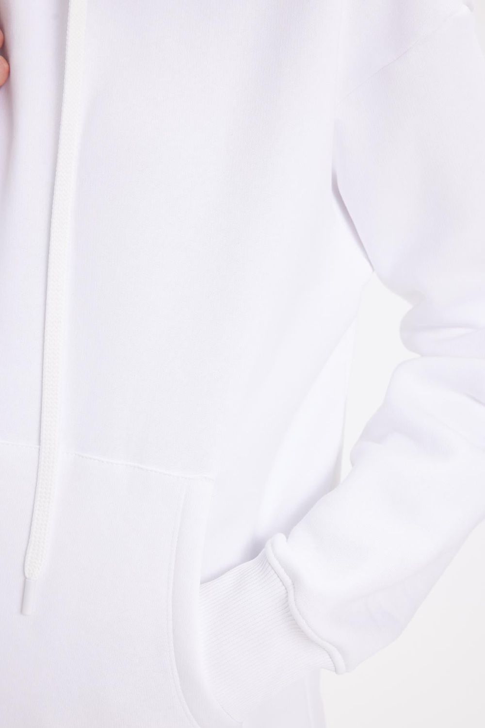 Oversize Pamuk Kapüşonlu Basic Unisex Sweatshirt