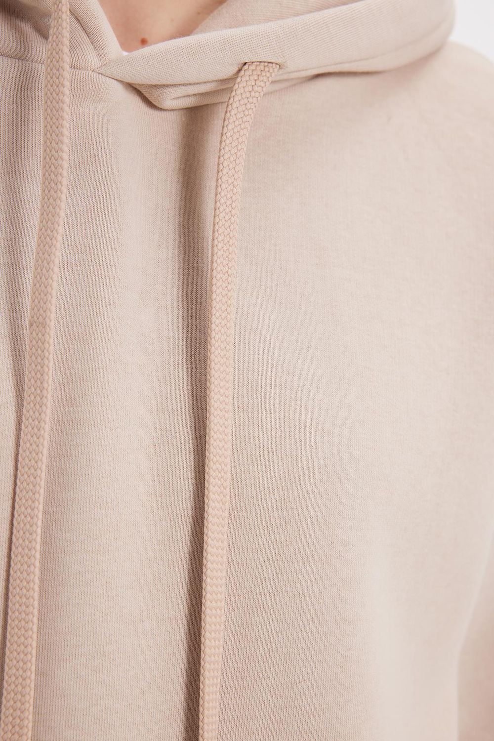 Oversize Pamuk Kapüşonlu Basic Unisex Sweatshirt