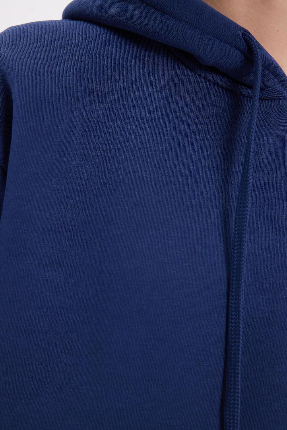 Oversize Pamuk Kapüşonlu Basic Unisex Sweatshirt