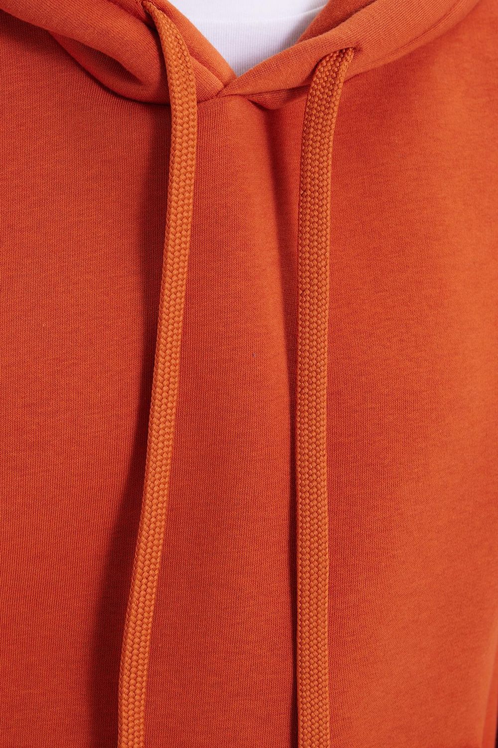 Oversize Pamuk Kapüşonlu Basic Unisex Sweatshirt
