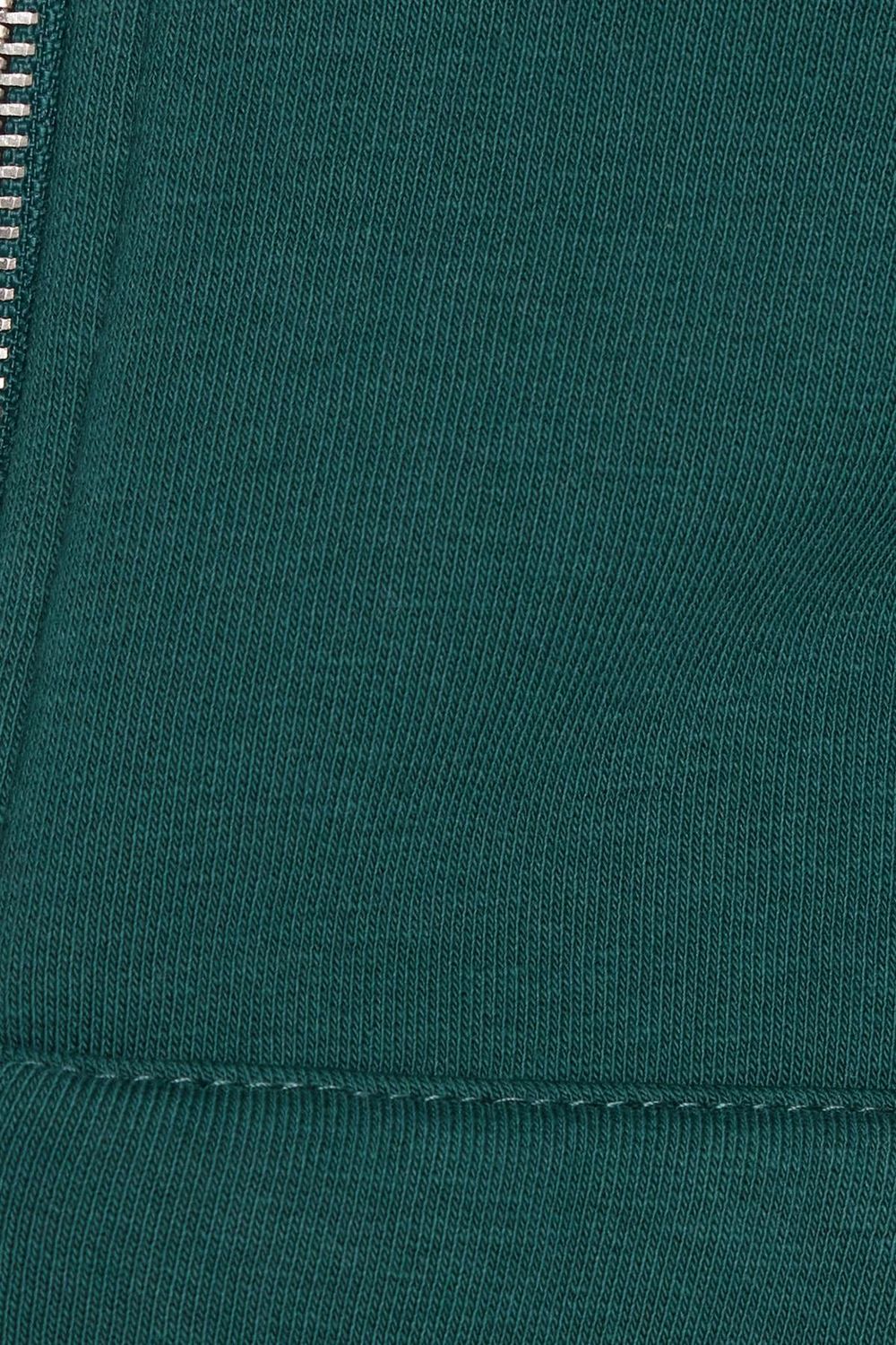 Kadın Relax Fit Rahat Kesim Pamuklu İçi Polarlı Çift Cepli Tam Fermuarlı Siyah Kapüşonlu Sweatshirt