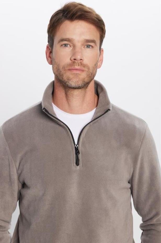 THREE PIECES POLAR HALF ZIPPER PLAIN ONL