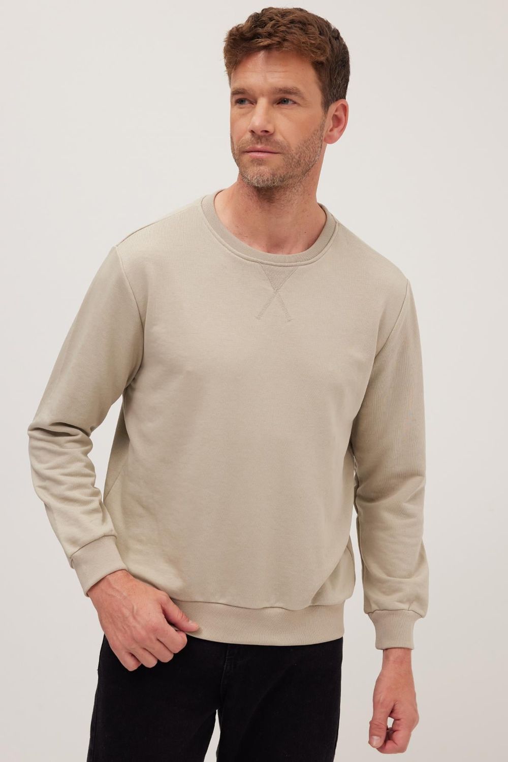 THREE PIECES SWEATSHIRT COTTON PLAIN