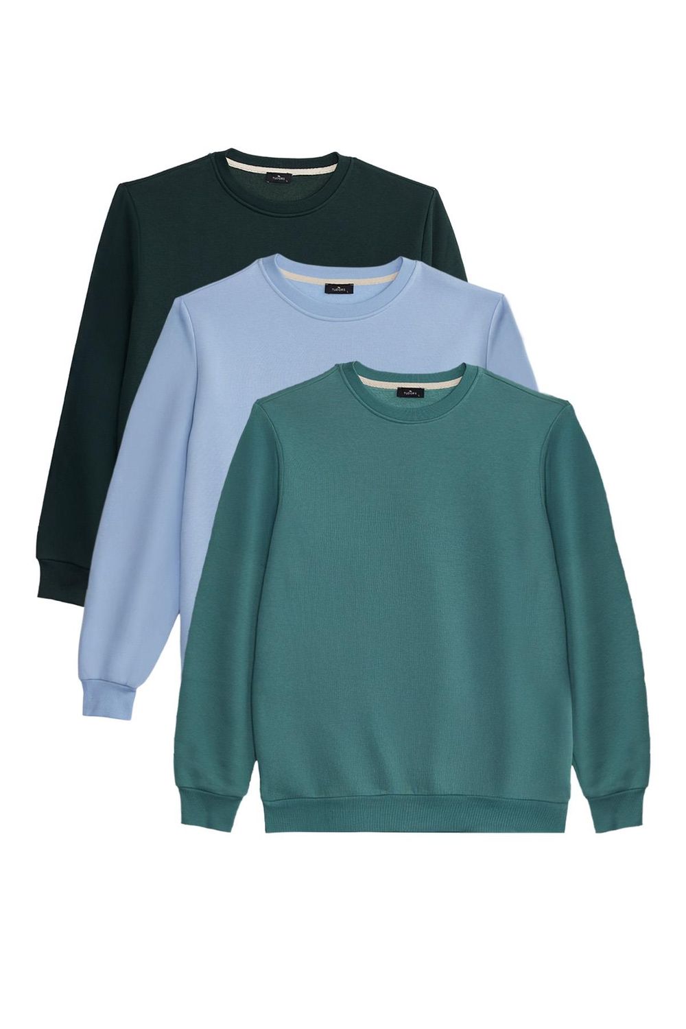 THREE PIECES SWEATSHIRT PLAIN