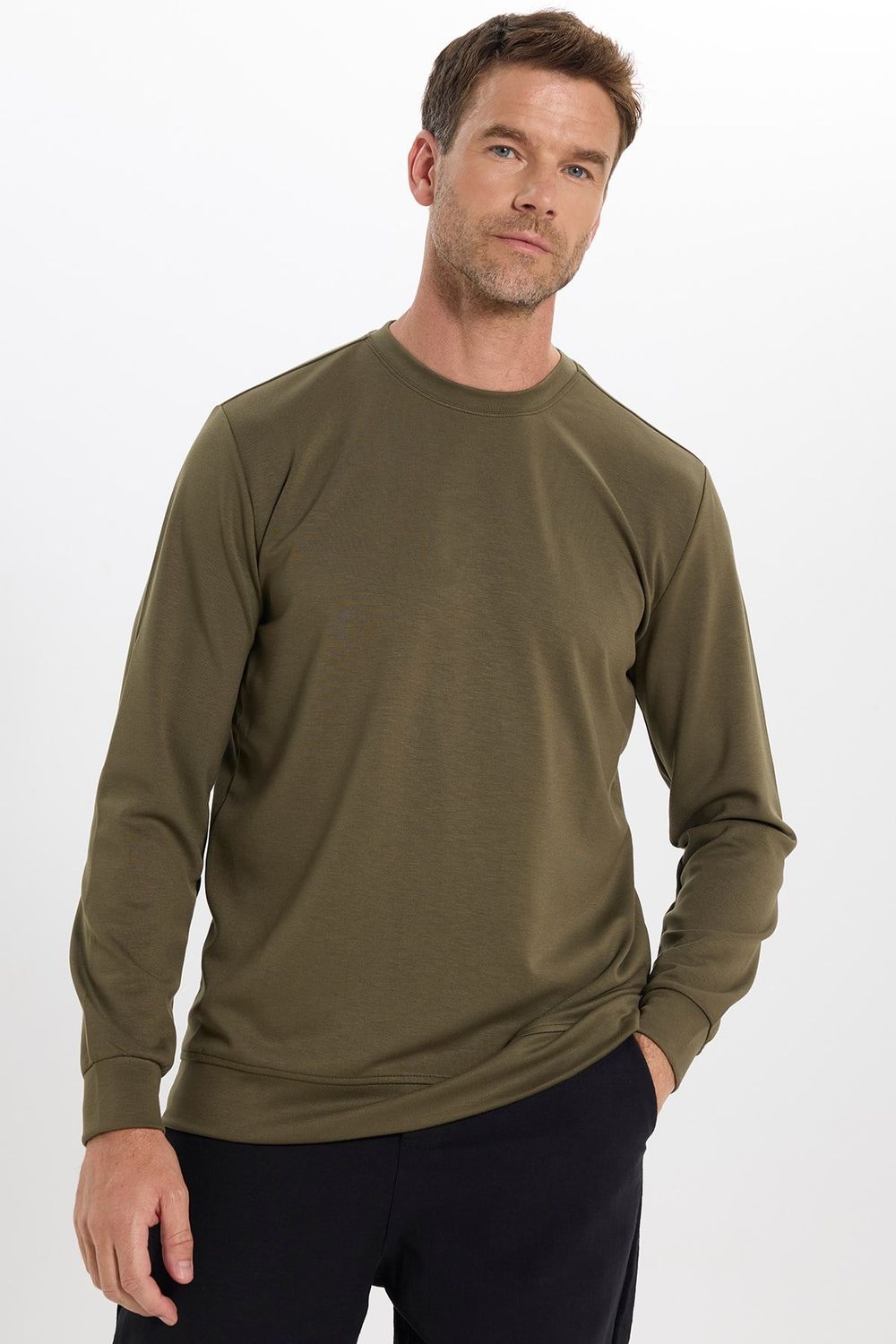 ERKEK BİSİKLET YAKA SZR SWEATSHIRT