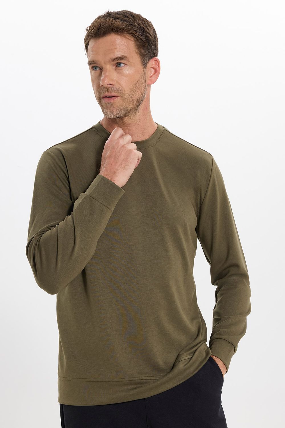 ERKEK BİSİKLET YAKA SZR SWEATSHIRT