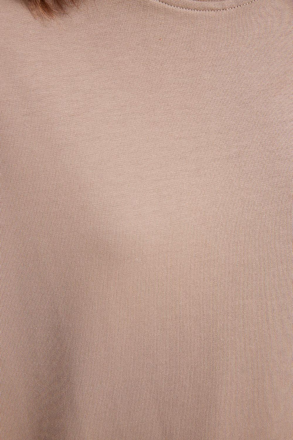 WOMAN RELAX FIT SWEATSHIRT CREW NECK TWO THREAD COMPACT ONL PLAIN