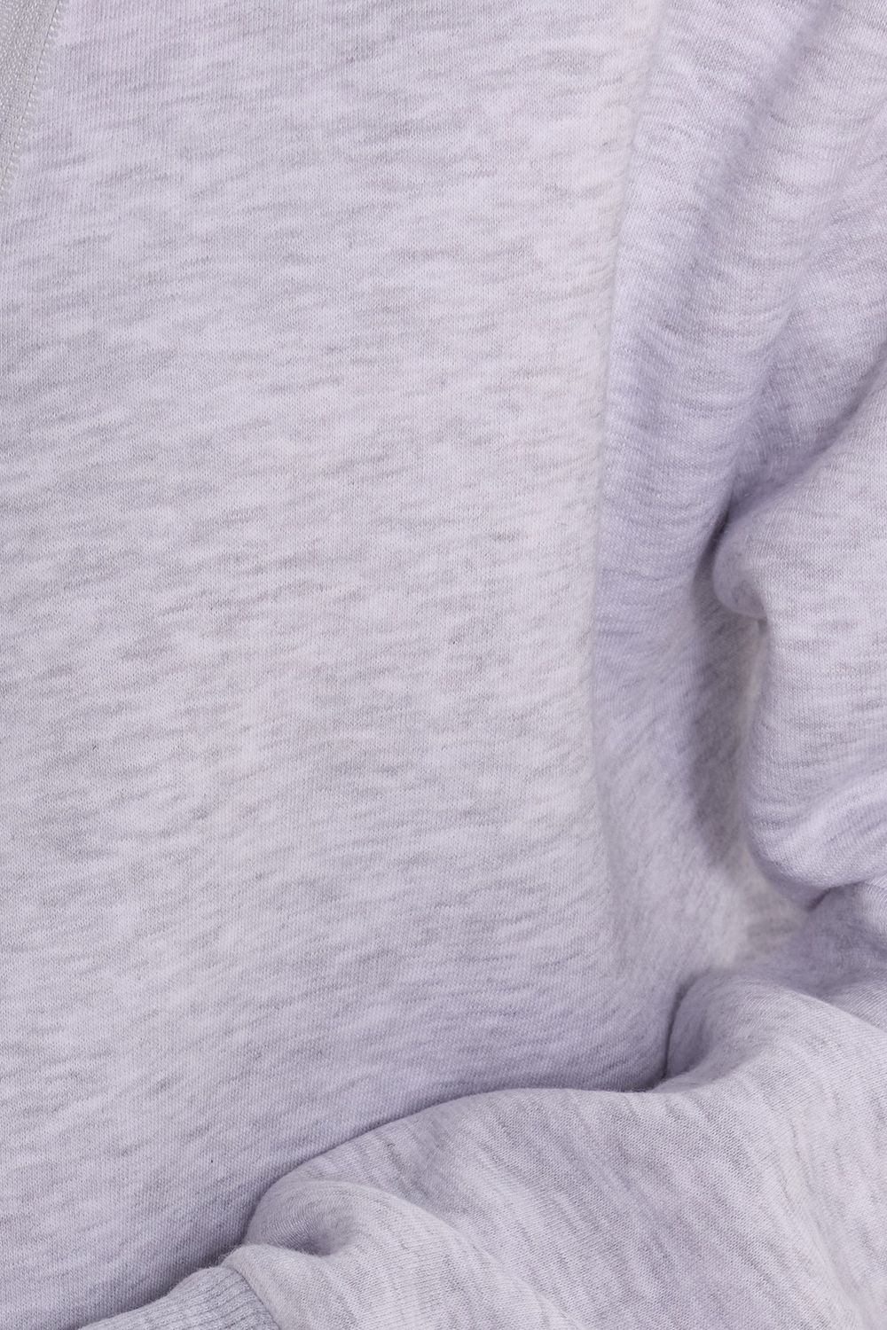 Kadın Oversize Geniş Kesim %100 Pamuk Kapüşonlu Fermuarlı Cepli Gri Sweatshirt