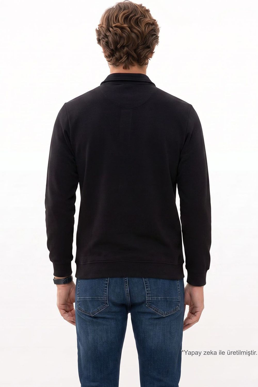 REGULAR FIT POLO NECK OTOMENDI  SWEATSHIRT