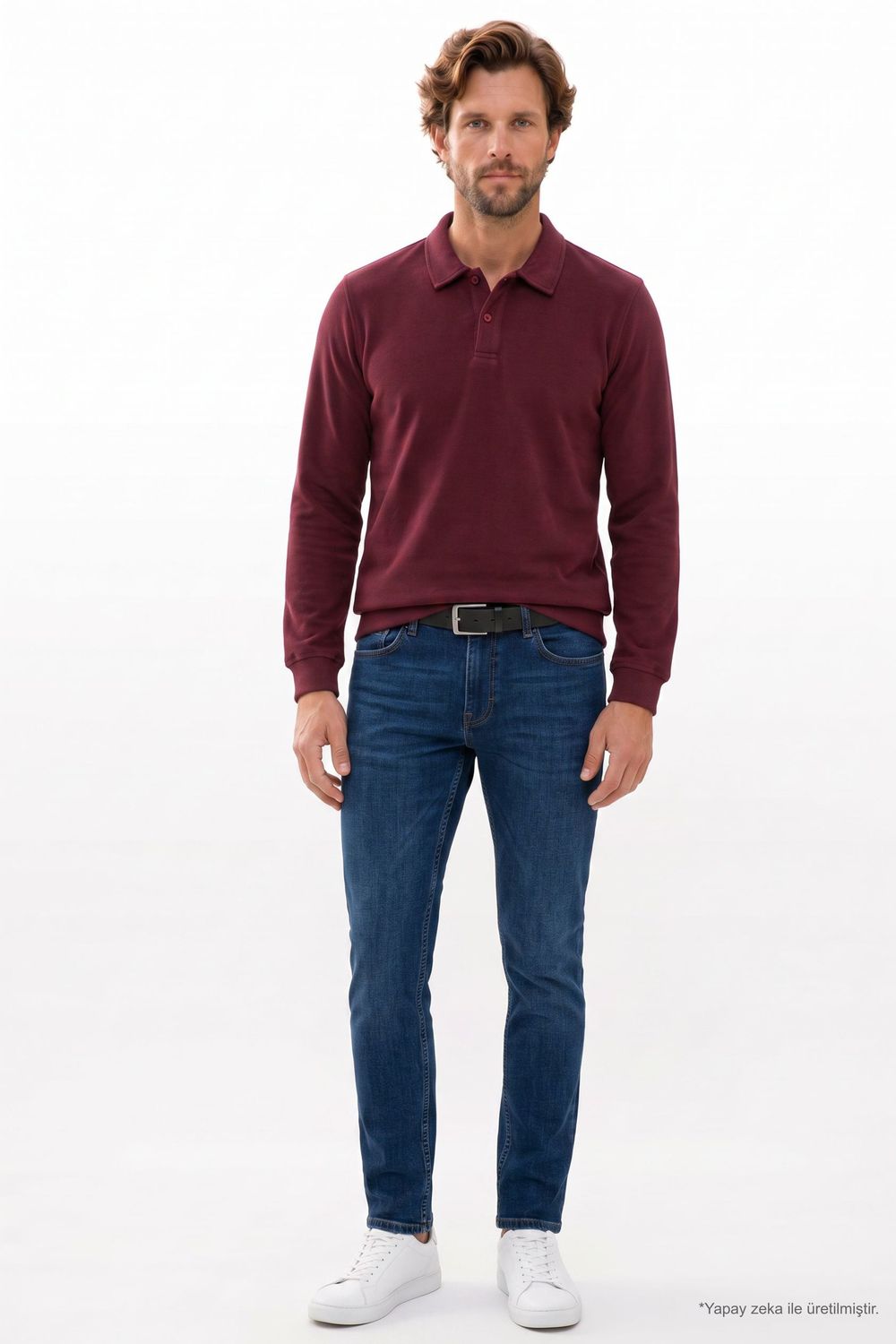 REGULAR FIT POLO NECK OTOMENDI  SWEATSHIRT