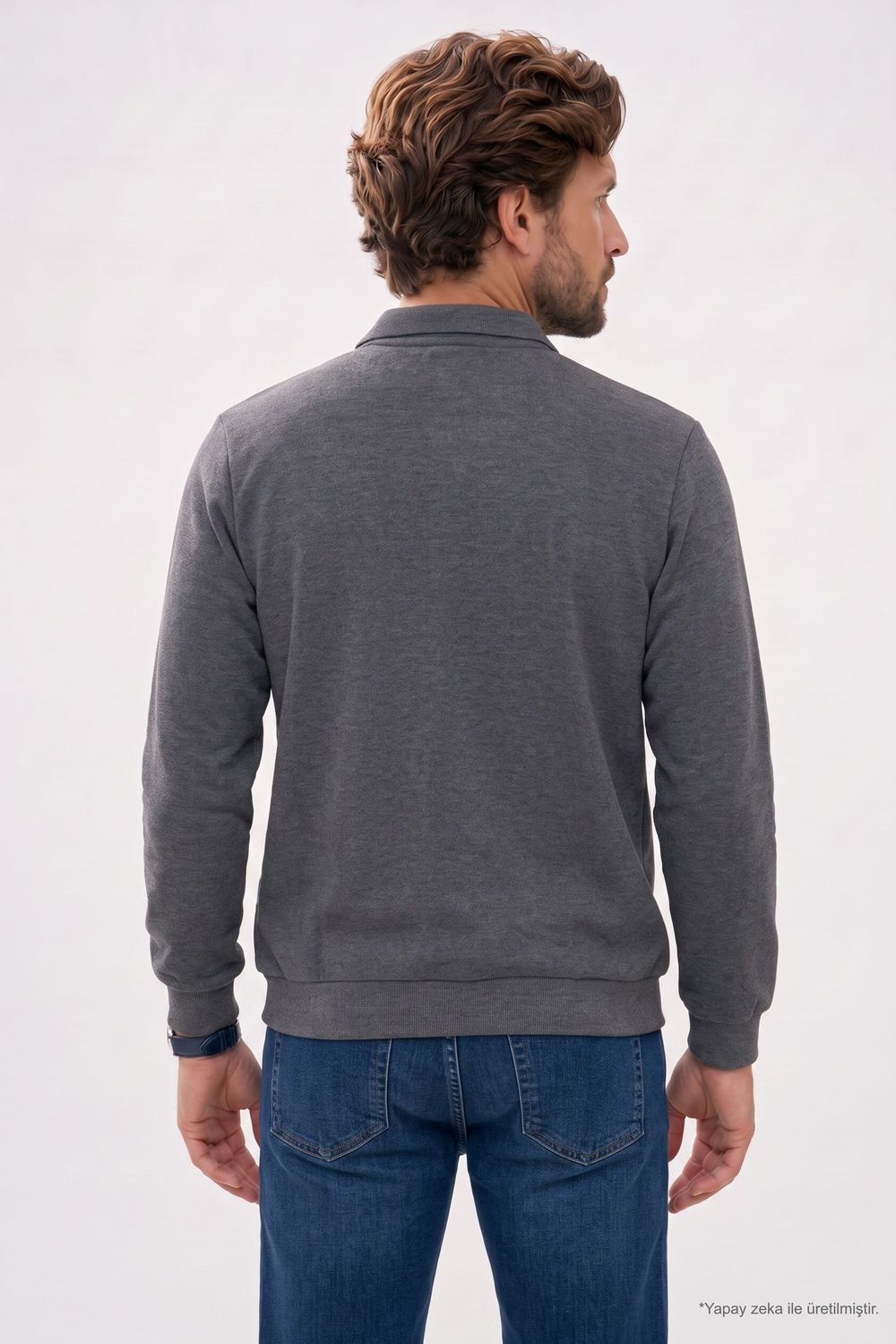 REGULAR FIT POLO NECK OTOMENDI  SWEATSHIRT